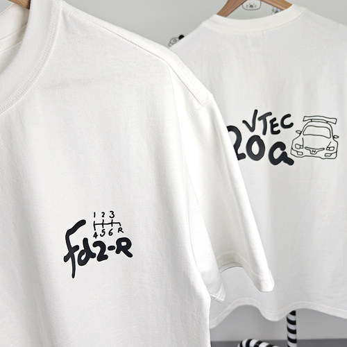 JDM汽车文化短袖t恤FD2本田TYPER