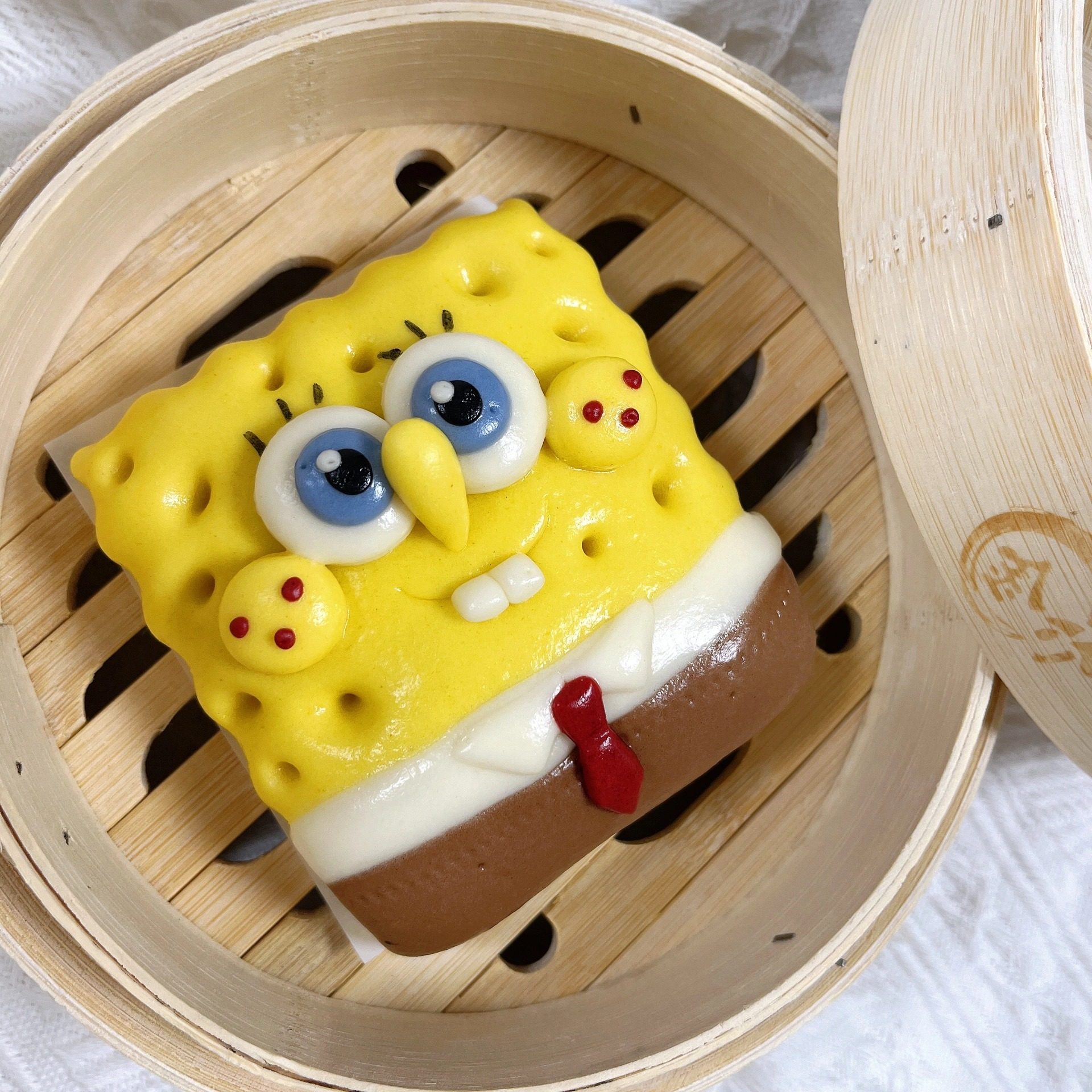 海绵宝宝荷叶夹卡通馒头模具家用花样面食儿童早餐肉夹馍造型磨具