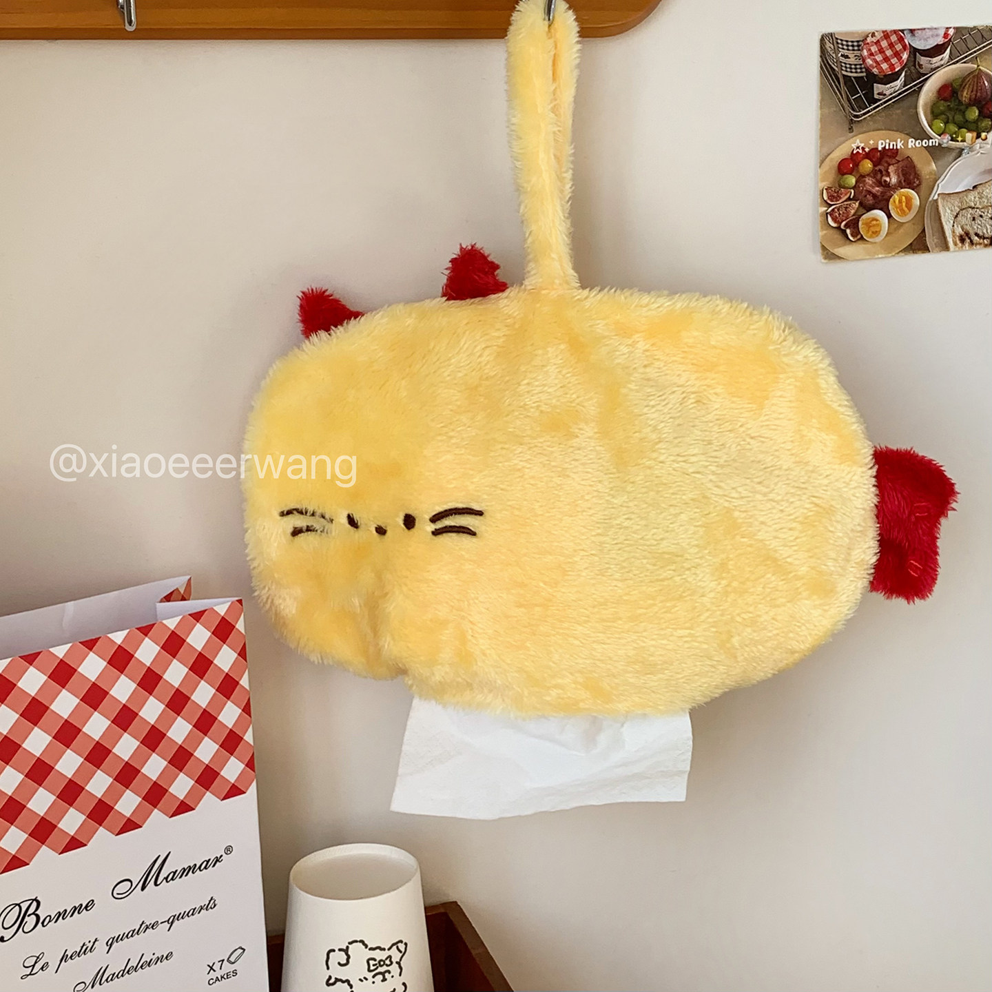 纸巾盒创意炸虾抽纸盒客厅壁挂式抽纸盒家用纸巾收纳盒餐巾纸袋,收纳整理,纸巾盒,淘宝优惠券,粉丝福利购,淘宝优惠卷