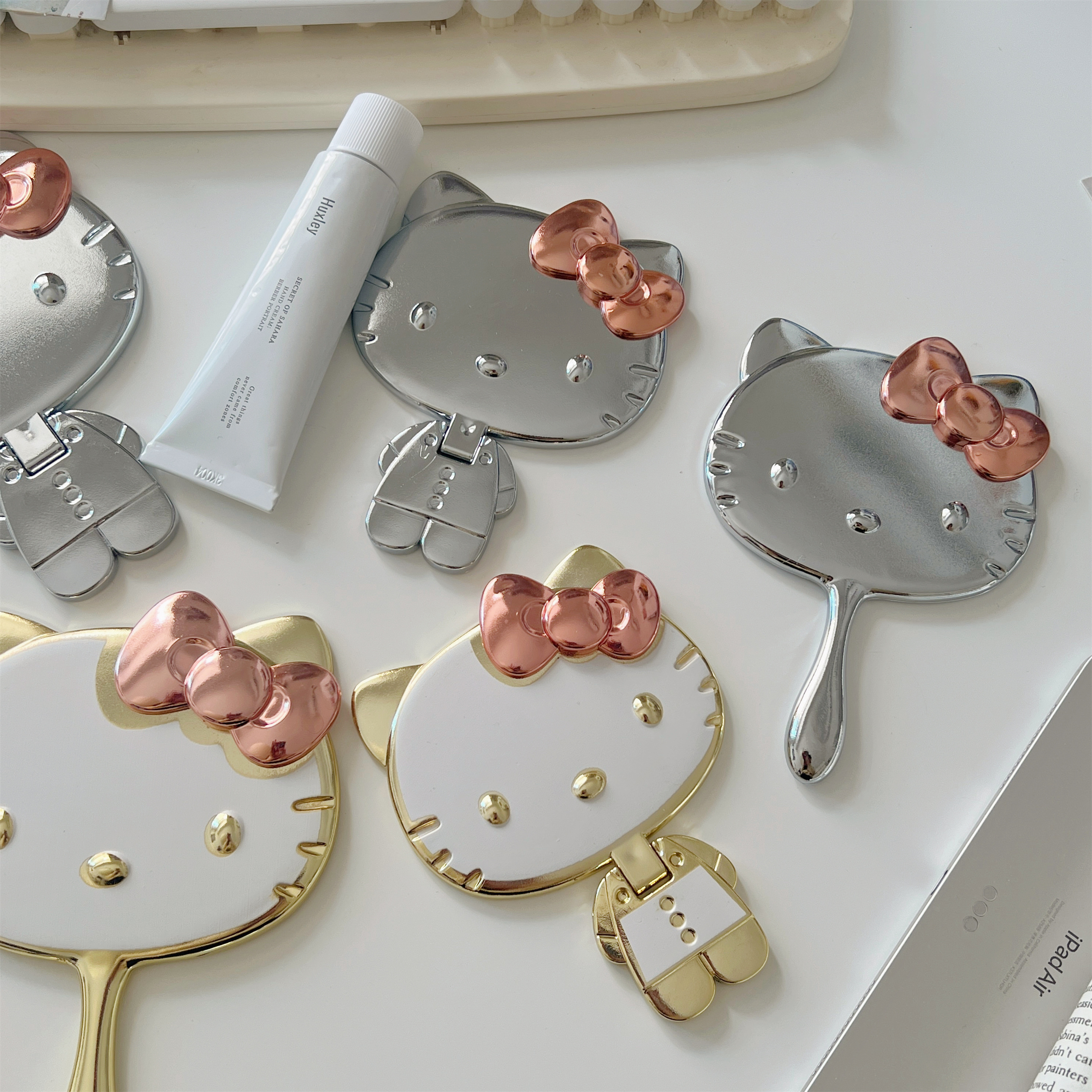 可爱猫咪小镜子女随身携带