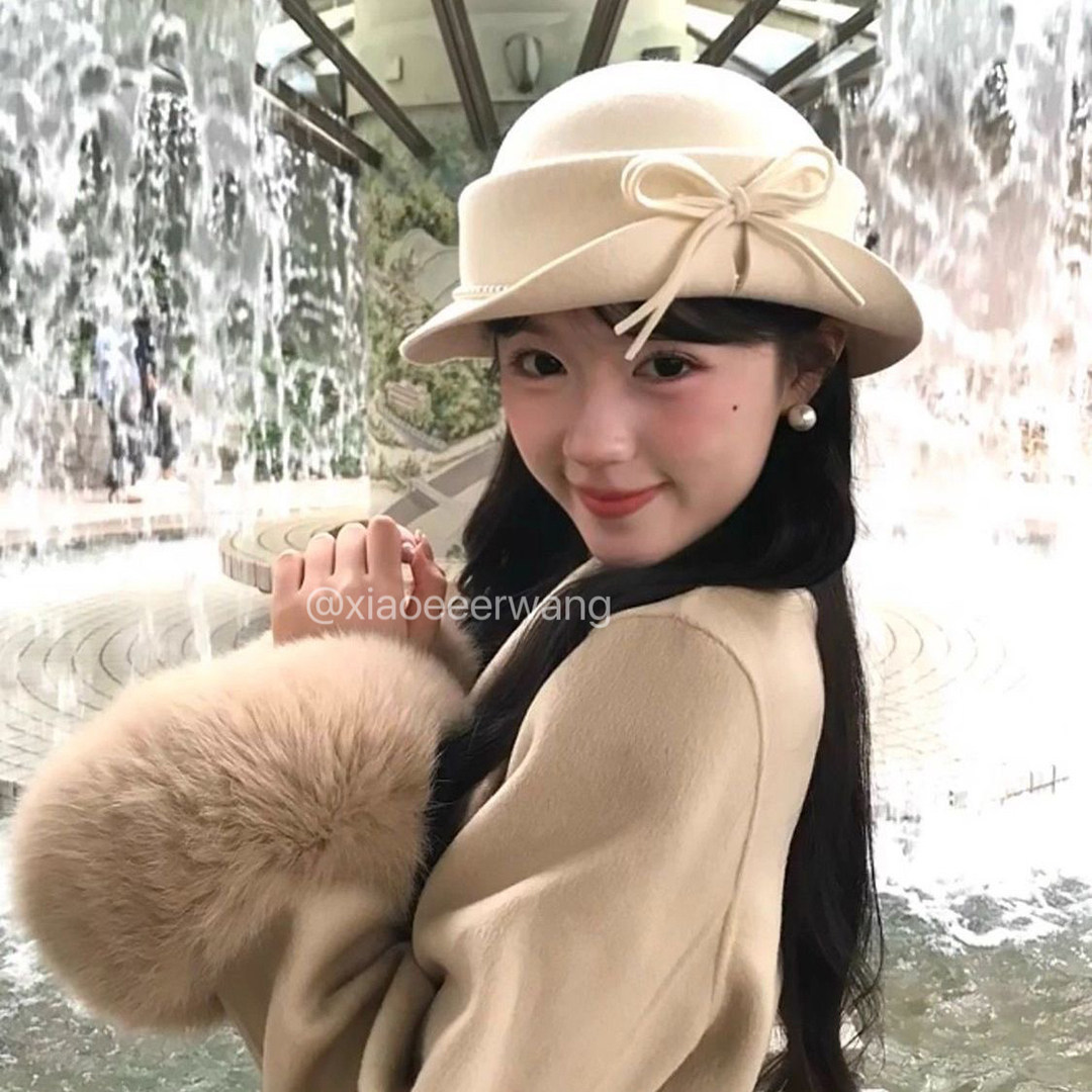 帽子女款法式千金风蝴蝶结翻檐卷边礼帽秋冬季显脸小高级感渔夫帽,服饰配件/皮带/帽子/围巾,帽子,淘宝优惠券,粉丝福利购,淘宝优惠卷