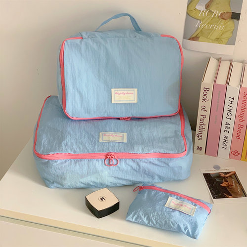 羽绒服收纳袋家用衣服行李整理包贴身衣物内衣裤分装袋便携收纳包
