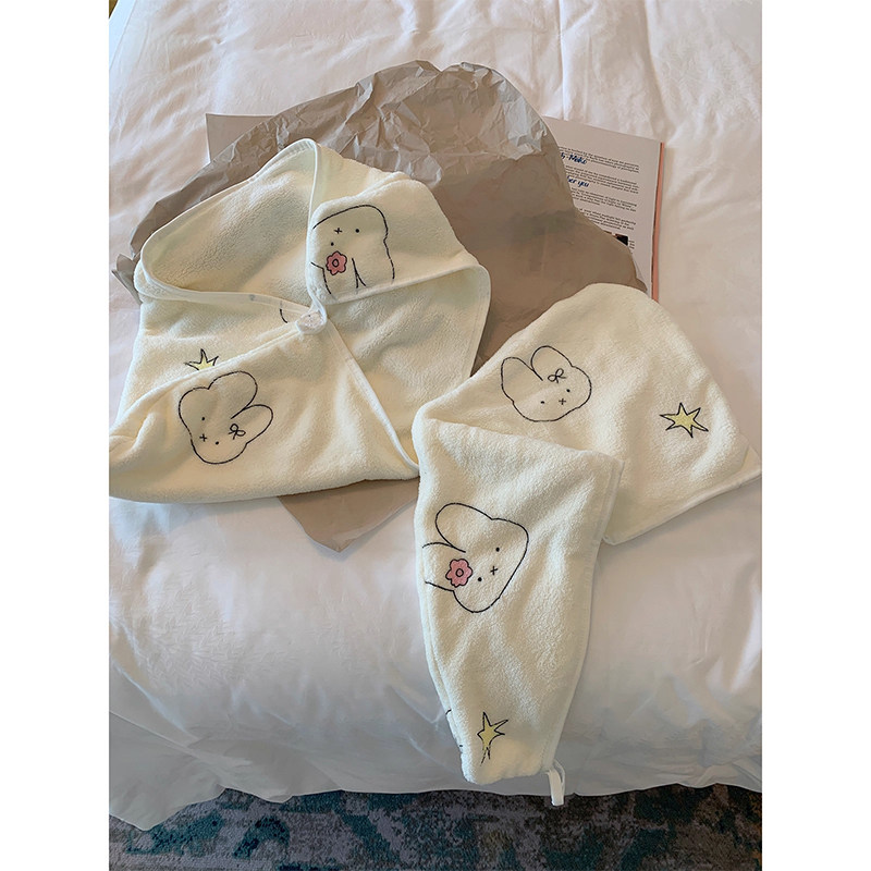 可爱兔子干发帽超强吸水速干包头巾2025新款家用浴帽干发毛巾女,家庭/个人清洁工具,干发帽/一次性干发帽,淘宝优惠券,粉丝福利购,淘宝优惠卷