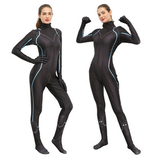 漫威复仇者联盟黑寡妇cosplay服装 连体紧身衣神盾局特工角色扮演