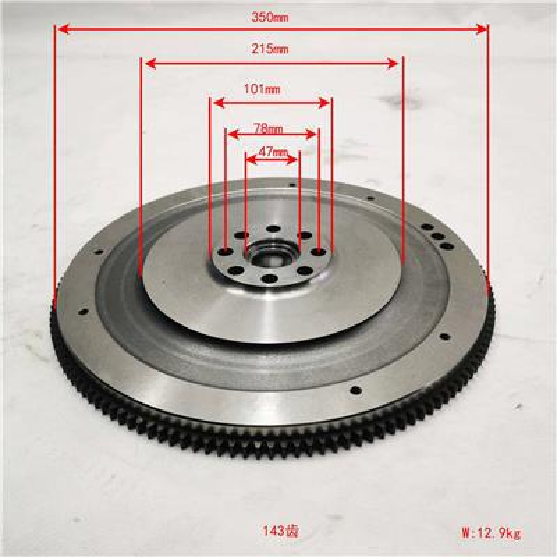 适用福田汽车飞轮总成SPV1000573