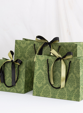 ins风礼品袋轻奢礼物袋包装袋纸袋手提袋服装店袋子定制生日礼袋