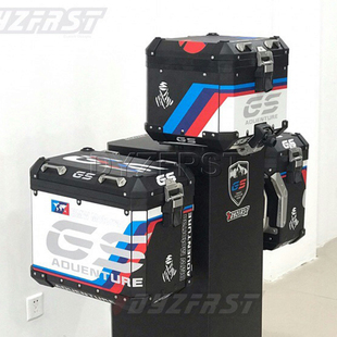摩托车R1250ADVR1200GS萝卜铝合金三箱贴纸原厂反光尾箱贴画