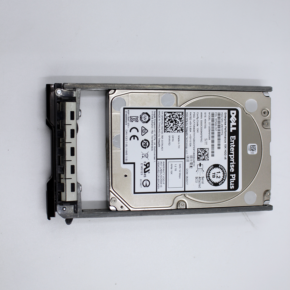 戴尔服务器硬盘1.2TB容量