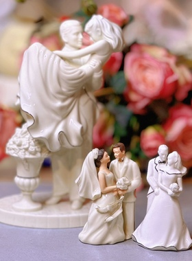 陶瓷婚礼求婚男女瓷偶摆件礼物