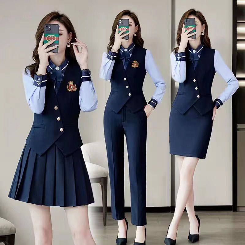 全套服装jk制服百褶裙职业套装