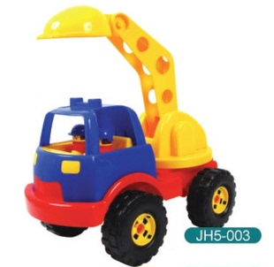 嘉和沙滩玩具塑料儿童宝宝玩沙工具车 翻斗车系列抓斗工程车