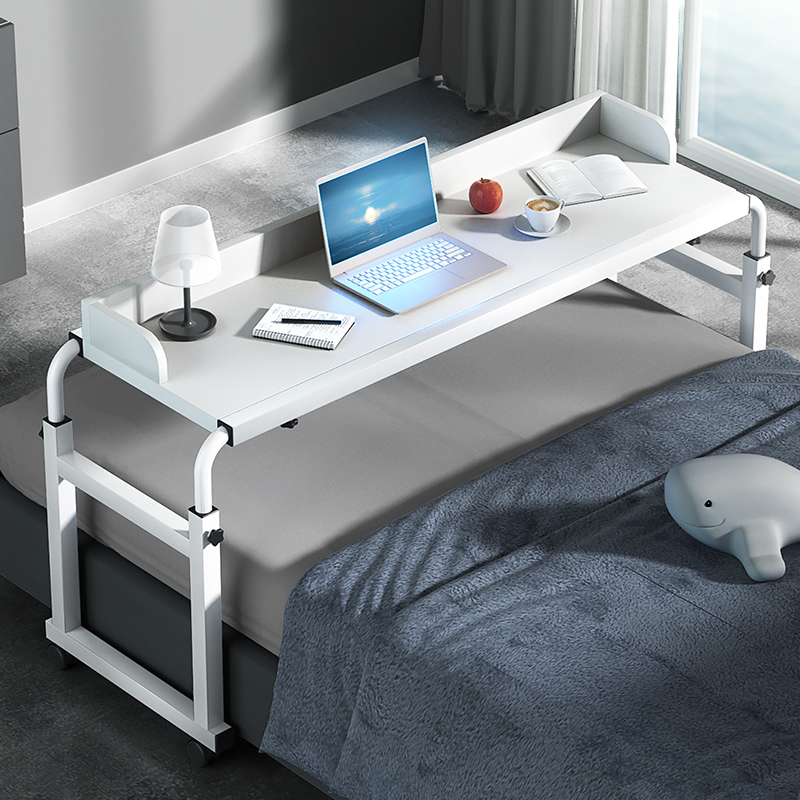 跨床桌可移动学习电脑桌家用床上桌懒人升降卧室床边小桌子办公桌