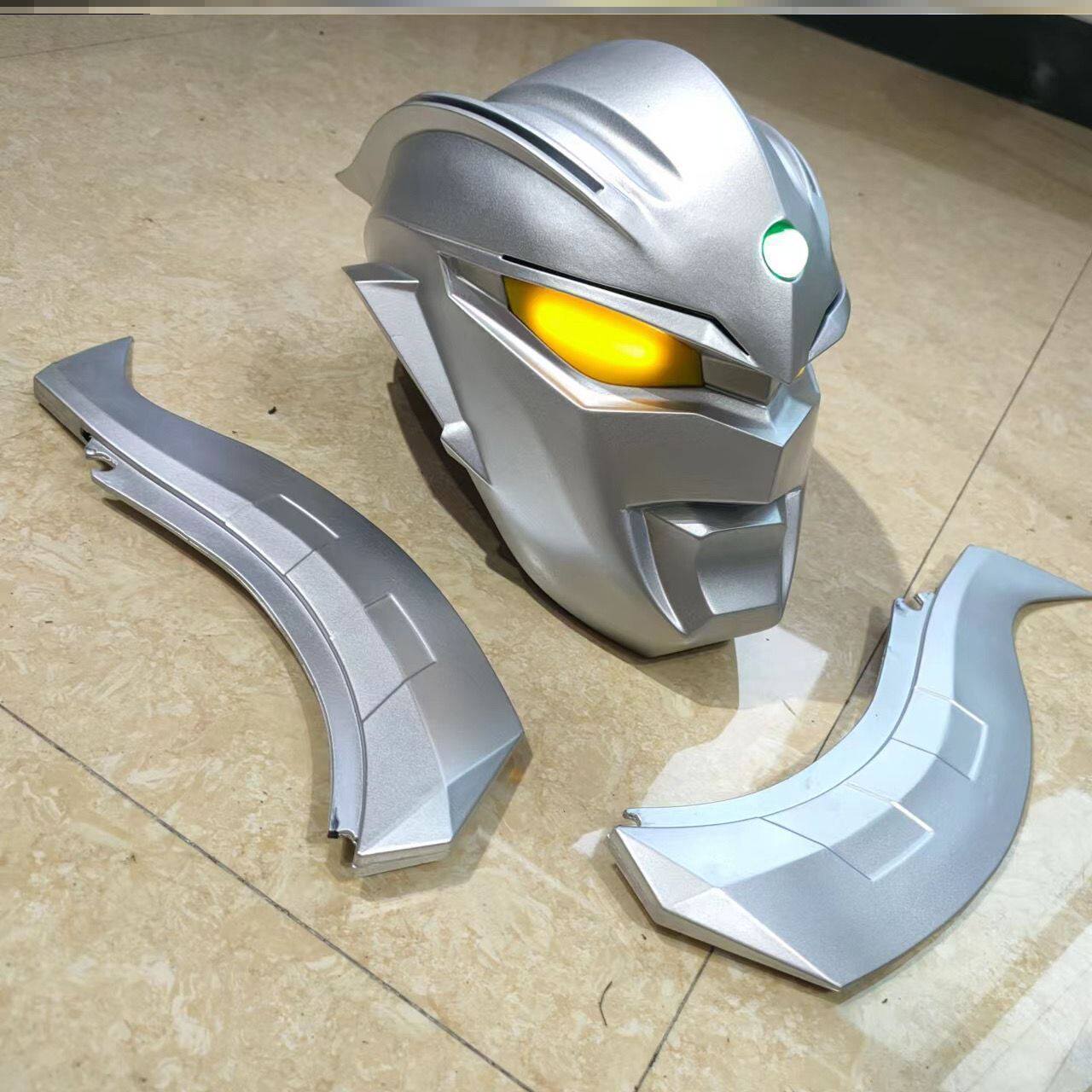 触摸发光面具头盔cos成人儿童可穿戴套装头套80D