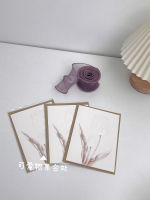 Simple and elegant embossed rose flower greeting cards, wedding vow cards, birthday blessing message cards, gift card pieces thumbnail 6