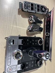宾利飞驰空调面板添越空调开关慕尚GT中控CD机显示屏耳机排挡把手