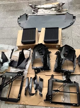 迈凯伦765LT前嘴总成保险杠720S防撞梁水箱大灯支架下护板叶子板