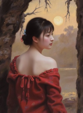 【画秀艺术馆】25岁青年帅哥美女纯手绘肖像画来图定制人物油画