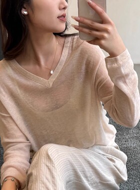 多色 | COTEMP 25春夏 Frost V-Neck 甄选亮片羊毛针织衫