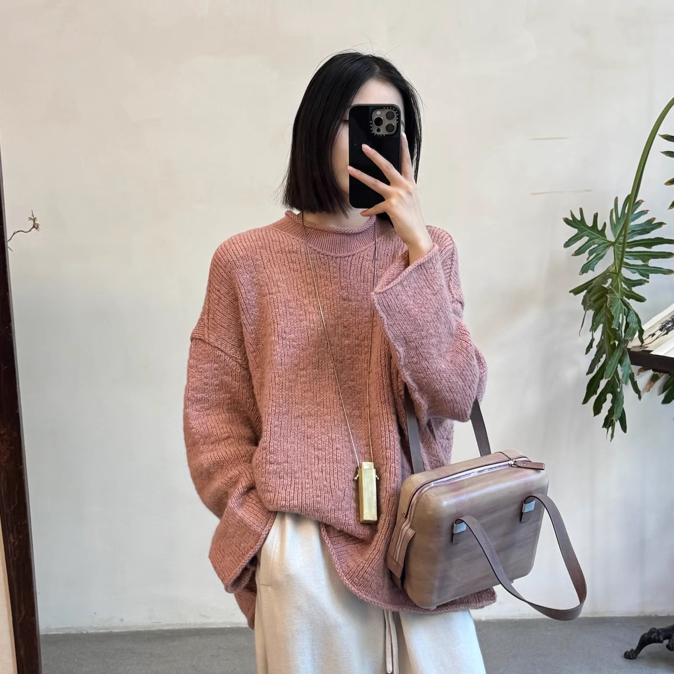 Cha 官方 | Daniel Andresen 25秋冬 sesame牦牛绒高领套头毛衣