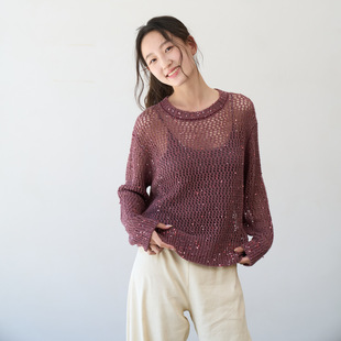 舞 NO.05 ｜ 意大利cariaggi纱线 CHA 真丝套头针织衫 SELECT