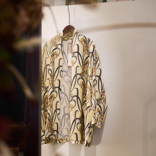 Andrea 印花真丝开衫 官方 外套 MIRTA 24秋冬 Cha