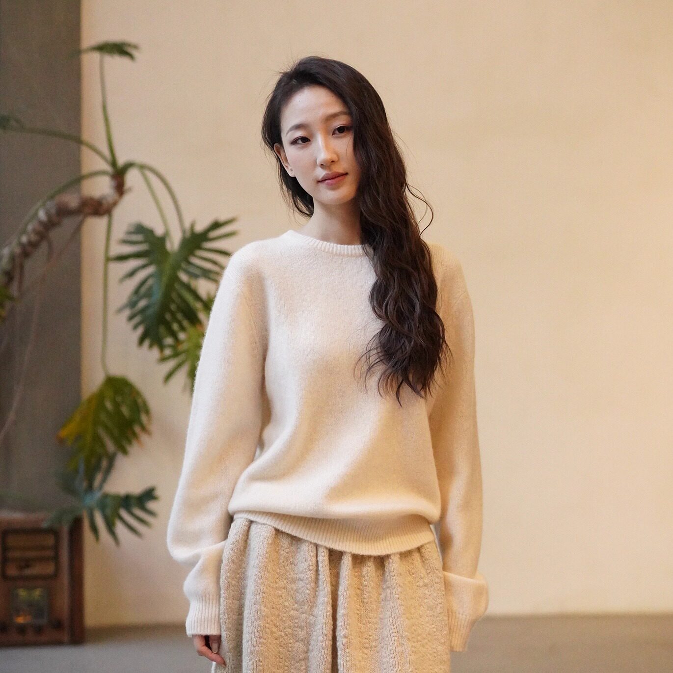 Cha官方 | FRENCKENBERGER 26早春MINI R-NECK SWEATER丝羊绒毛衣