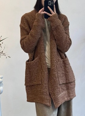 Cha官方 | Daniel Andresen 24秋冬 Sumac 驼色羊毛混纺开衫