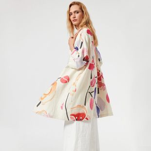 24秋冬 外套 亚麻真丝西装 COAT POPPY Andrea 官方 Cha