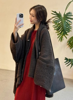 Cha官方 |Daniel Andresen 25秋冬 RADISH加厚牦牛绒和式短款外套