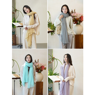 礼赠甄选｜Botto Giuseppe意大利高质感 细织羊绒轻柔围巾披肩