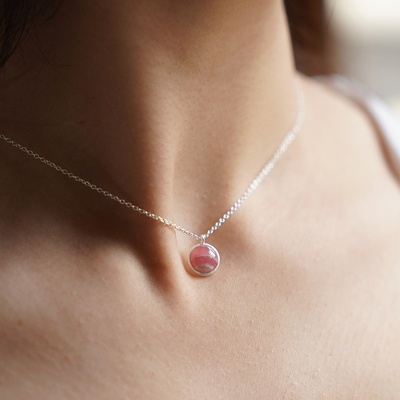 Cha 官方 | Soft Mountains软山 Flamingo圆形吊坠项链