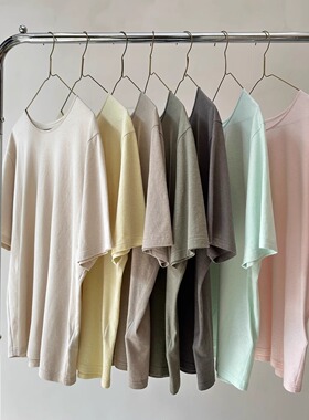 七日短袖 | io adesso futura 25 经典圆领有机棉麻短袖T恤