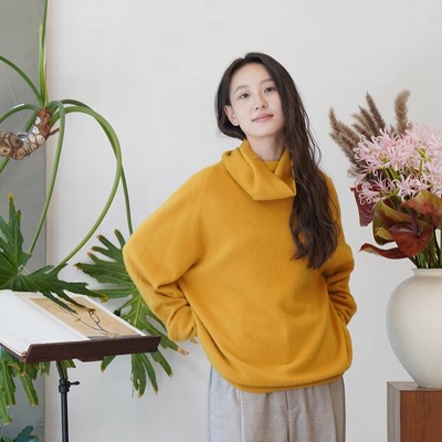 Cha官方 | 瑞士FRENCKENBERGER 25秋冬 羊绒软糯舒适高领长袖毛衣