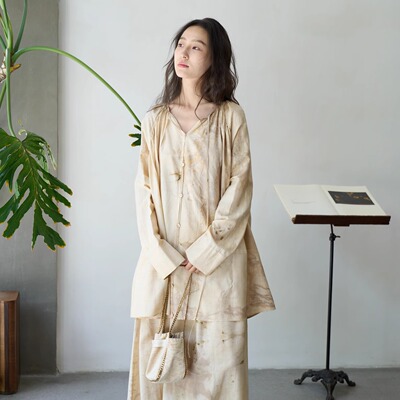 25SSMutedance真丝连衣裙套装