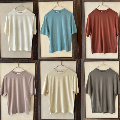 io adesso futura 时髦知识分子 新西兰黄金羊毛短袖针织