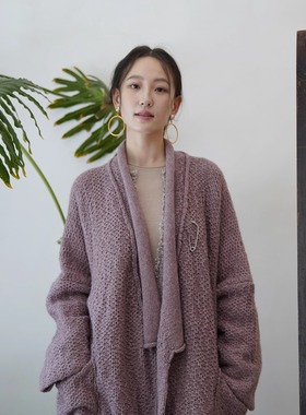 Cha 官方 | Daniel Andresen Shiso 针织和服式开衫外套