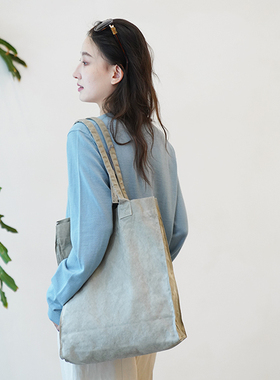 Cha 官方 | Society Limonta 25秋冬 ICA 意大利棉帆布手提单肩包