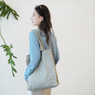 Cha 官方 | Society Limonta 25秋冬 ICA 意大利棉帆布手提单肩包