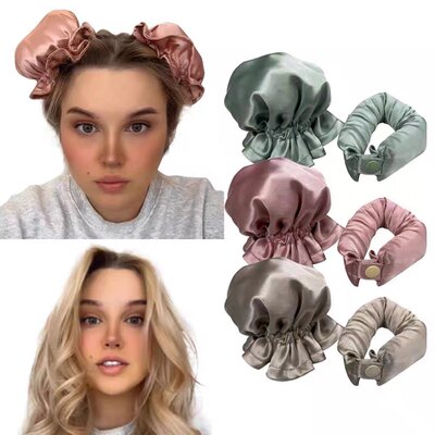 New Heatless Curling Rod Silk Curls Soft Hair Rollers Sleepi