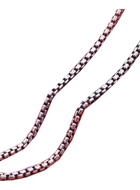 圆盒仔链S925纯银项链