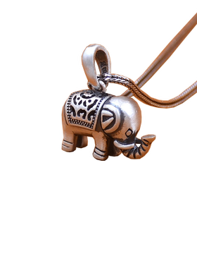 大象S99足银项链锁骨链