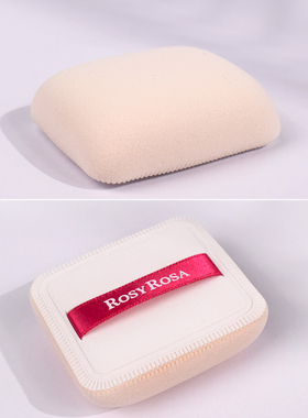 日本ROSY ROSA空气感棉花糖吐司气垫方形粉扑 化妆棉 干湿两用