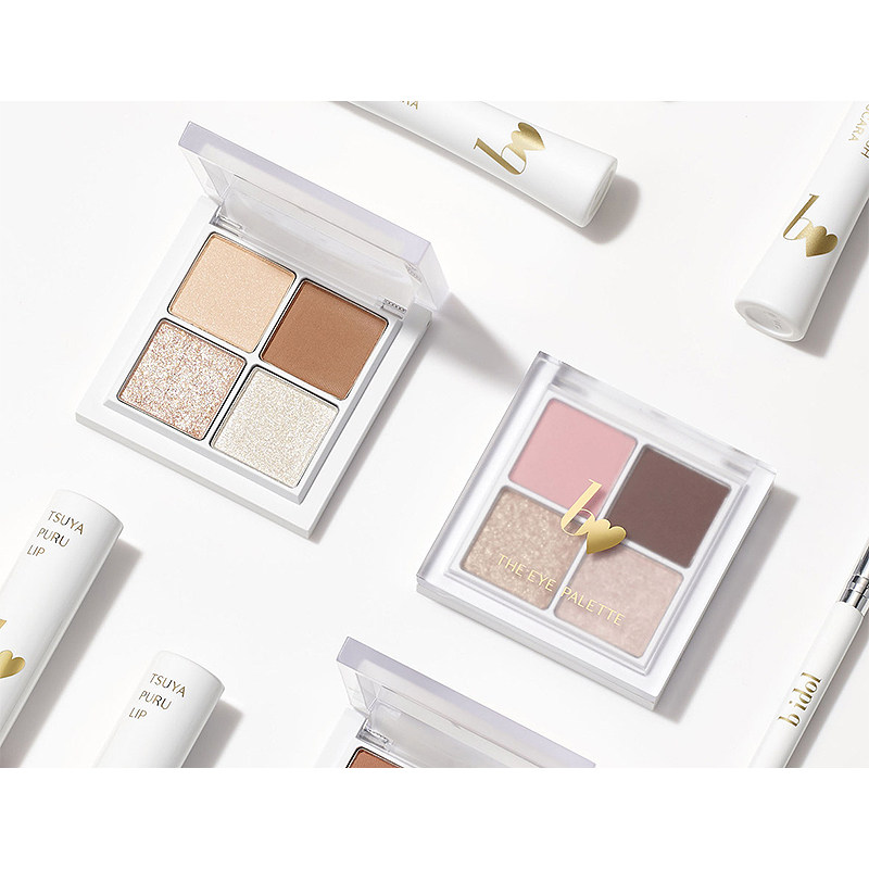 日本bidol全新包装自然立体四色眼影盘 阿卡林吉田朱里 23年新