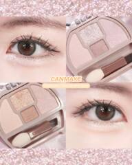 日本canmake/井田卧蚕泪袋四色眼影盘珠光修饰眼部轮廓新色05 N01