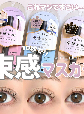 日本黑龙堂 kingdom 2023新色束感刷头睫毛膏黑色纤长卷翘持久