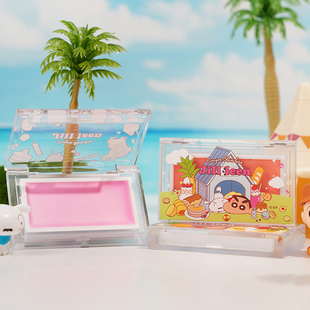 JILLLEEN蜡笔小新联名款腮红膏泥面中提亮自然立体修容膨胀氛围色