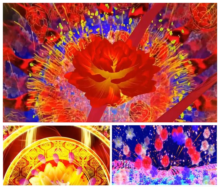 节日欢歌配乐成品 2021晚会开场 舞蹈演出背景 节日欢歌led视频