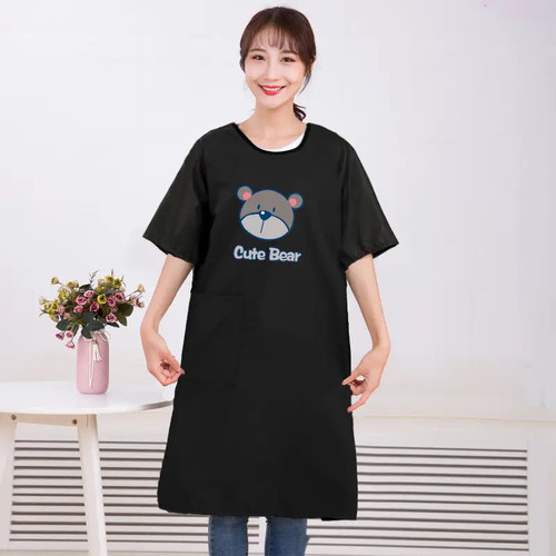 围裙家用厨房防水防油女时尚可爱日系韩版工作服定制logo印字罩衣