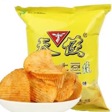 天使土豆片50g麻辣味整箱大包装图片