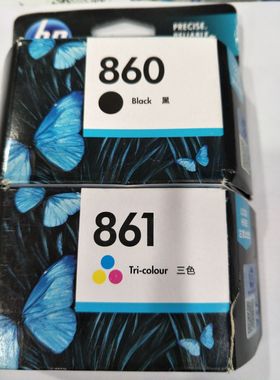 原装HP860墨盒黑色 861彩色 C4288 c4488 C4588 D5368 J6488 5788